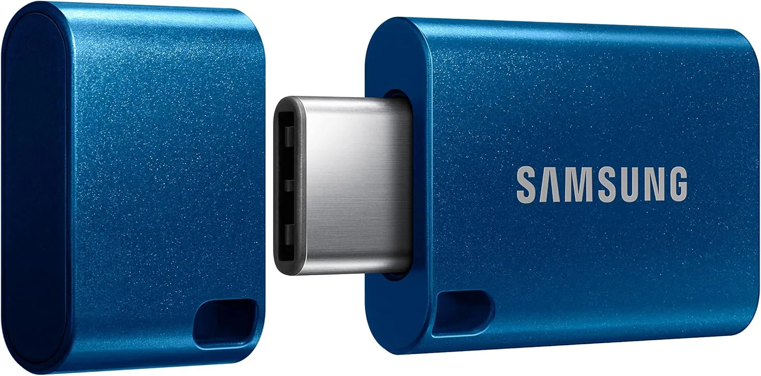 SAMSUNG Type-C USB Flash Drive, 128GB, Up to 400MB/s Read, USB 3.0/2.0 Compatible, Waterproof, MUF-128DA/AM