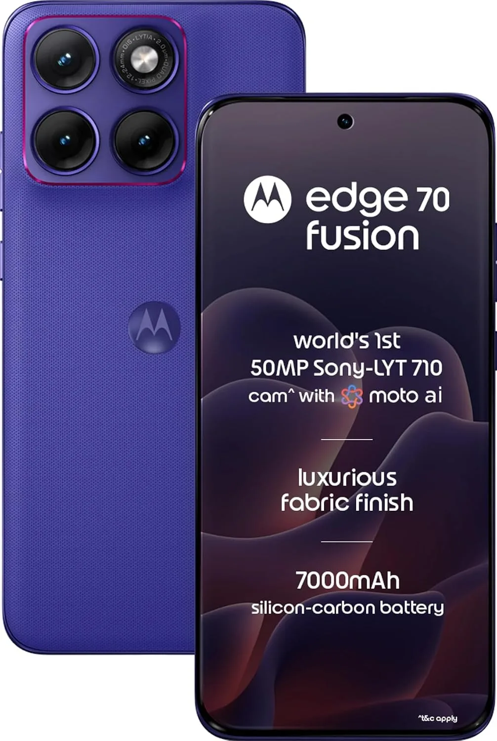 Brand New - Motorola Edge 70 Fusion 5G Pantone Orient Blue, 8-256GB Storage