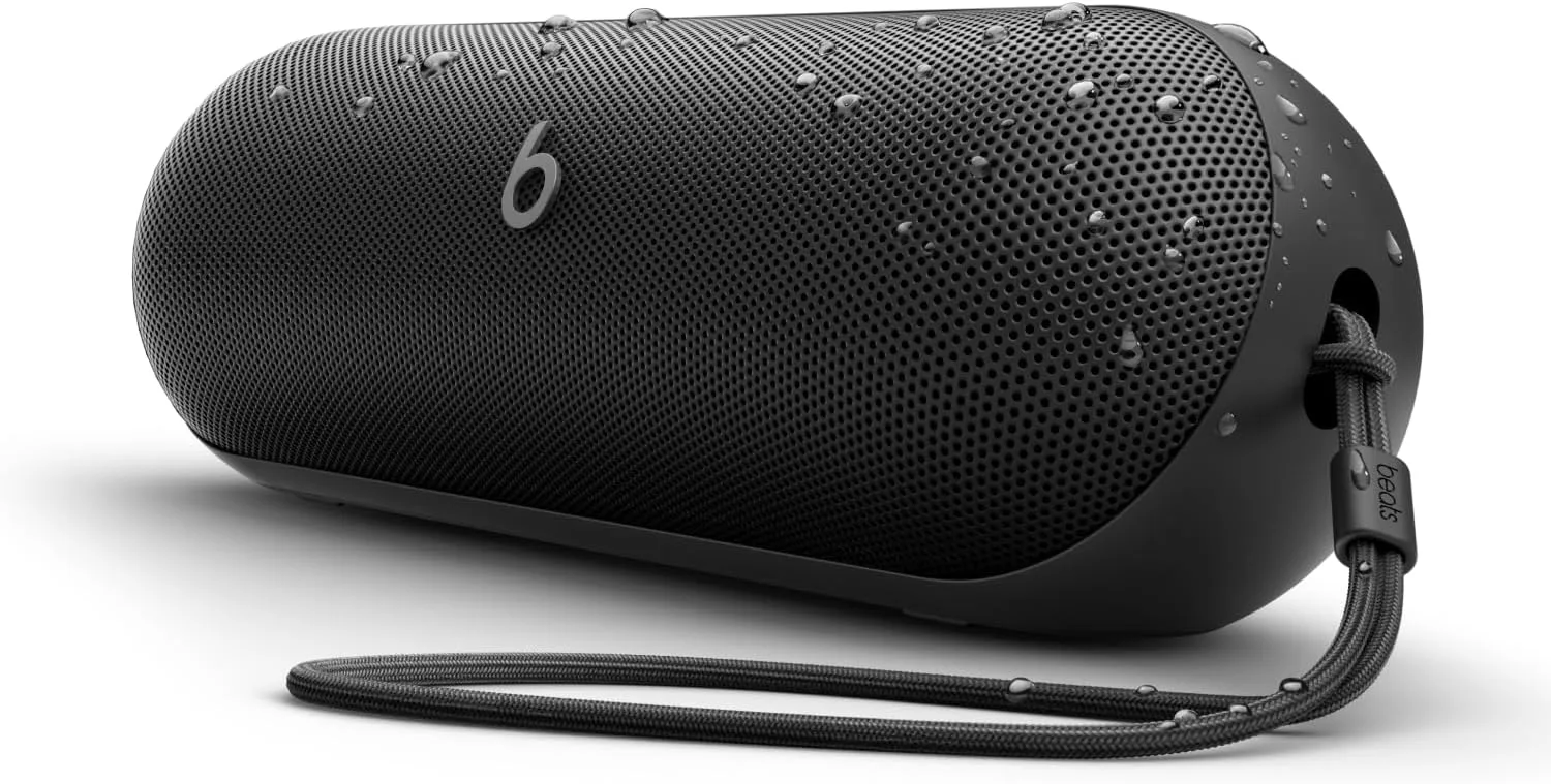 Beats Pill - Portable Bluetooth Speaker, Up to 24H Battery Life, Water Resistant, Bluetooth, Apple & Android Compatible, Seriously Loud Sound for Home, Outdoor & Travel- Matte Black