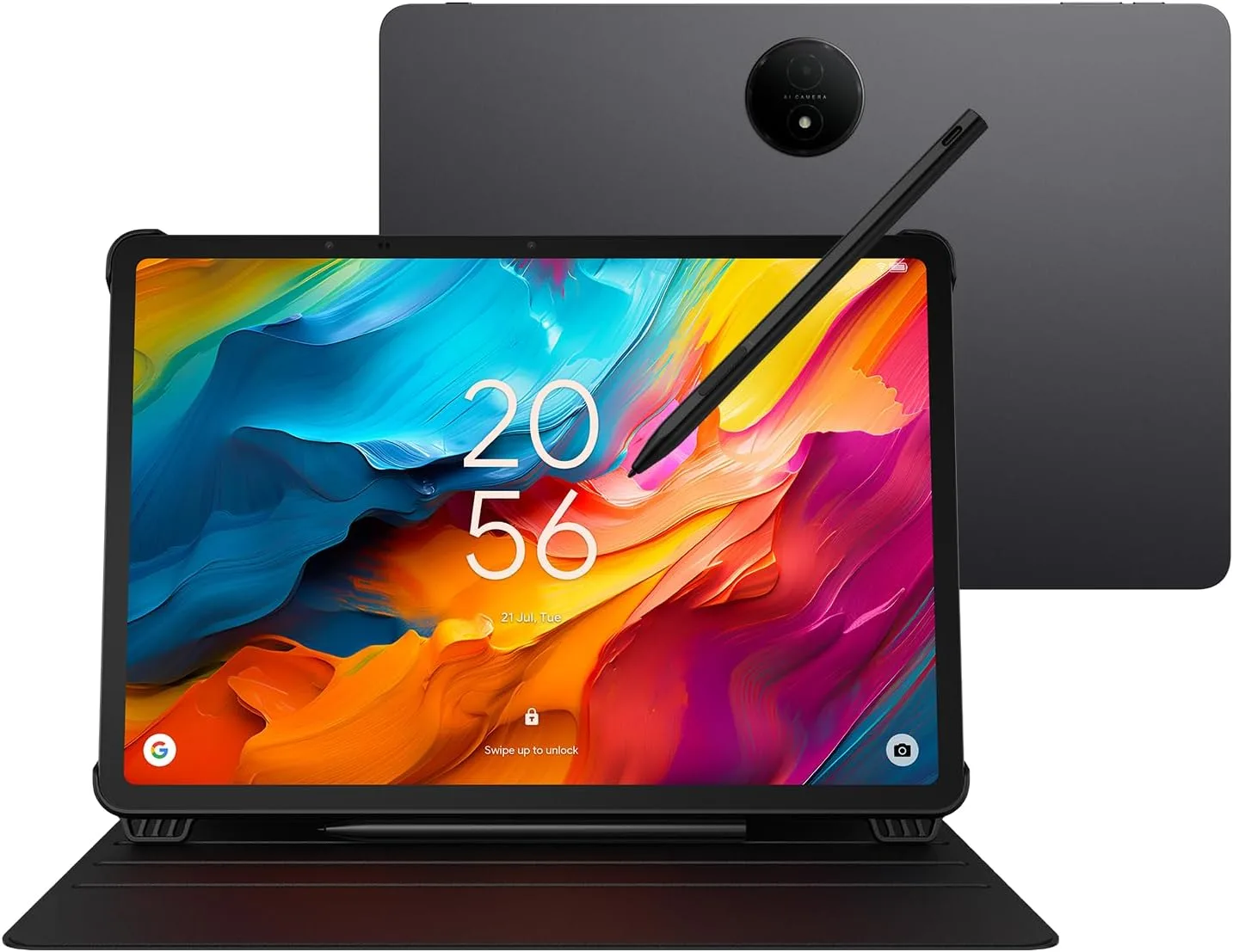 TCL NXTAPER 14 Tablet with Flip Case and T-Pen 8/256gb - Gray - Brand New